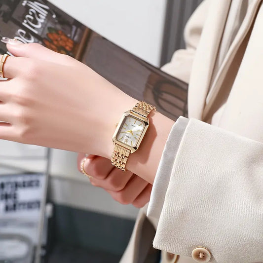 Gold Link Watch