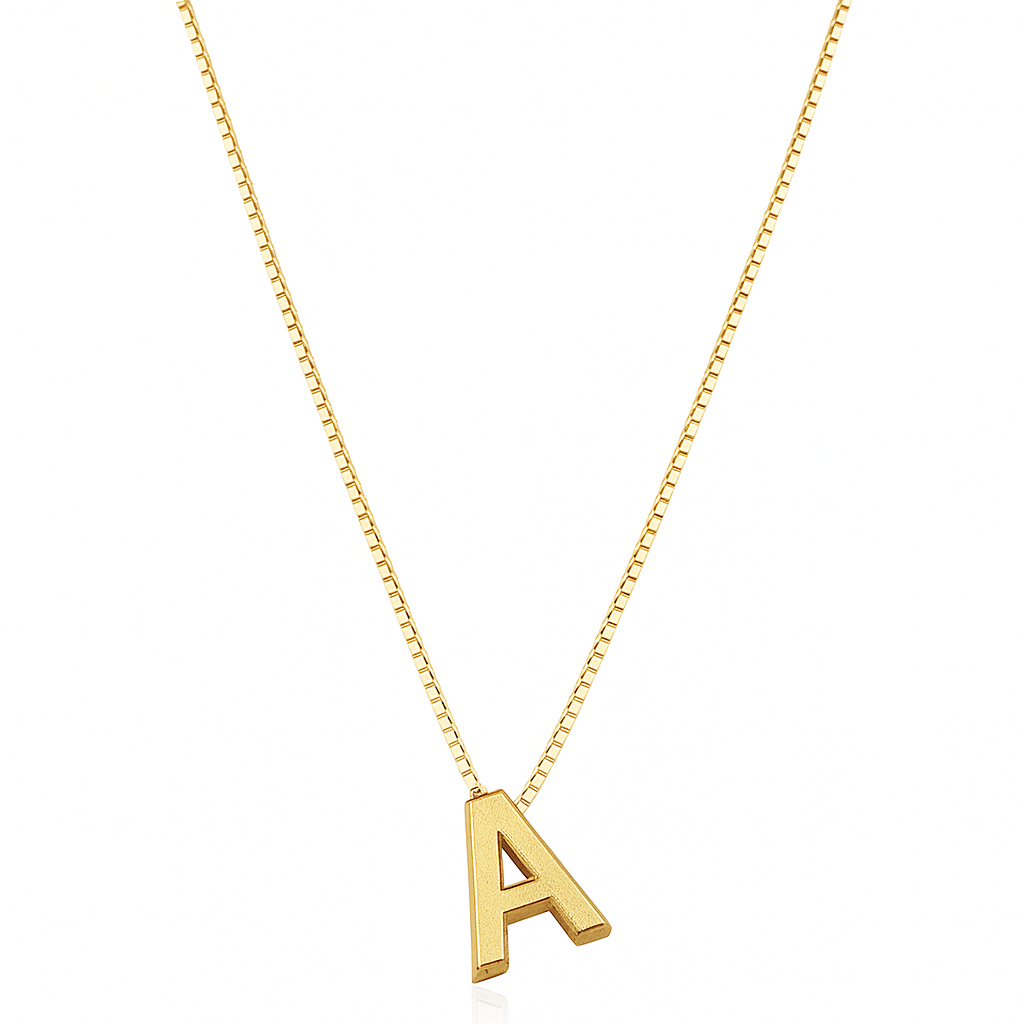 Gold Initial Necklace