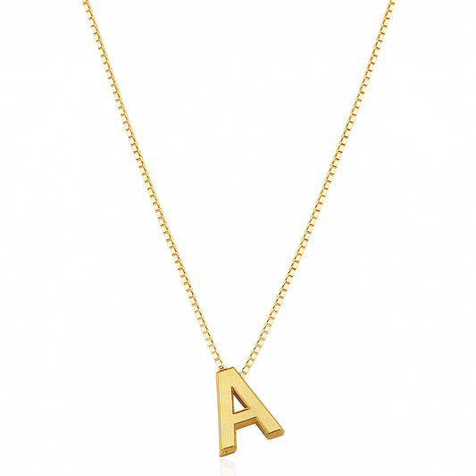 Gold Initial Necklace