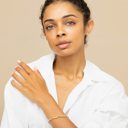 Gold Initial Necklace